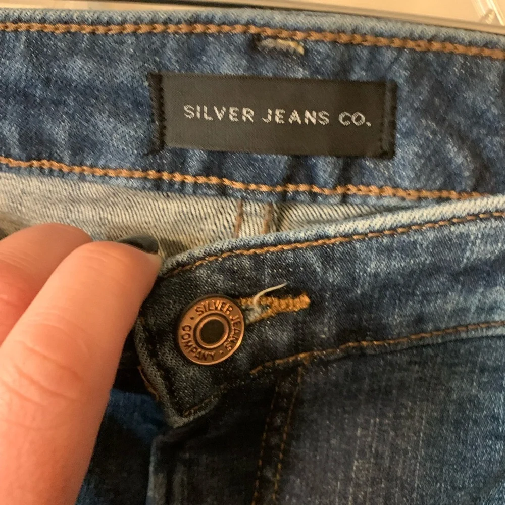 Plus Size Silver Jeans - Picture 5 of 9